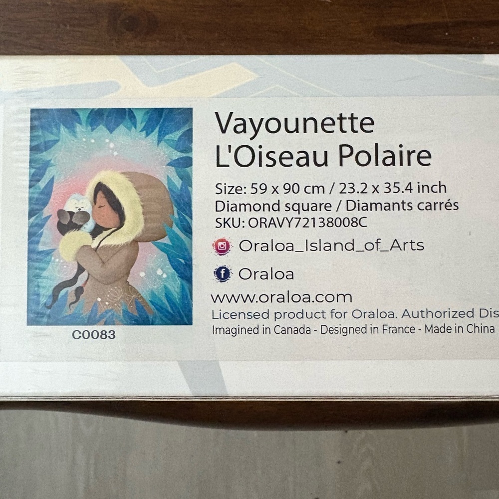 Oraloa Diamond Painting Kit Vayouneyte L'Oiseau Polaire New